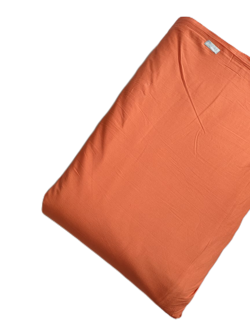 Flame Orange Naturally Dyed Cotton