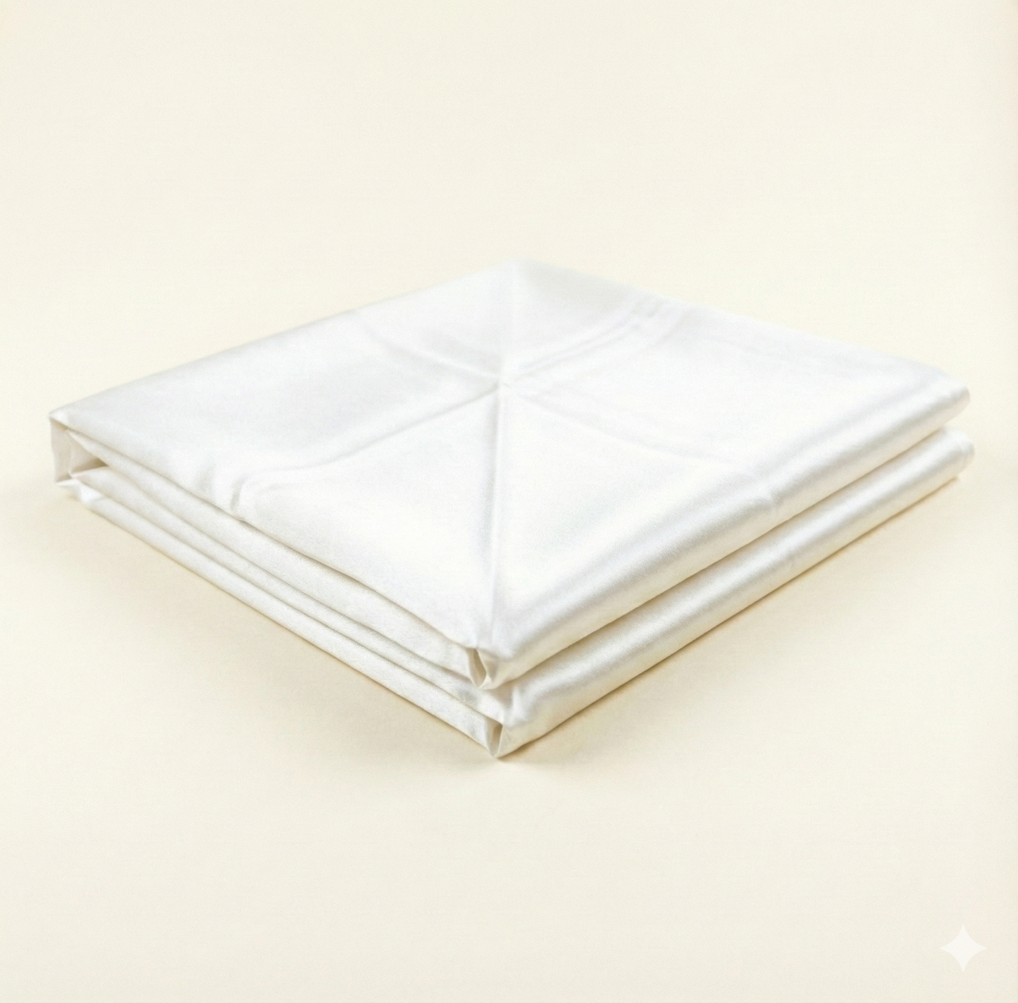 White Charmeuse Silk Fabric