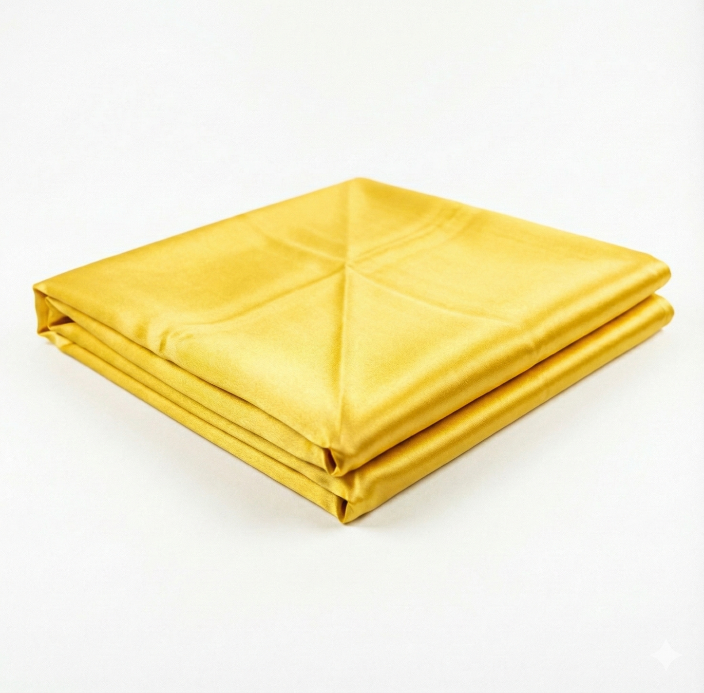Yellow Charmeuse Silk Fabric