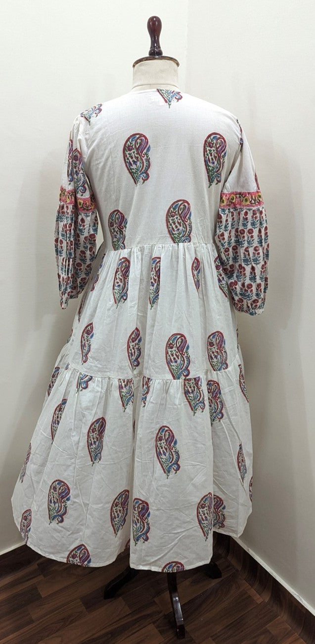 Gulistan Paisley Print Dress
