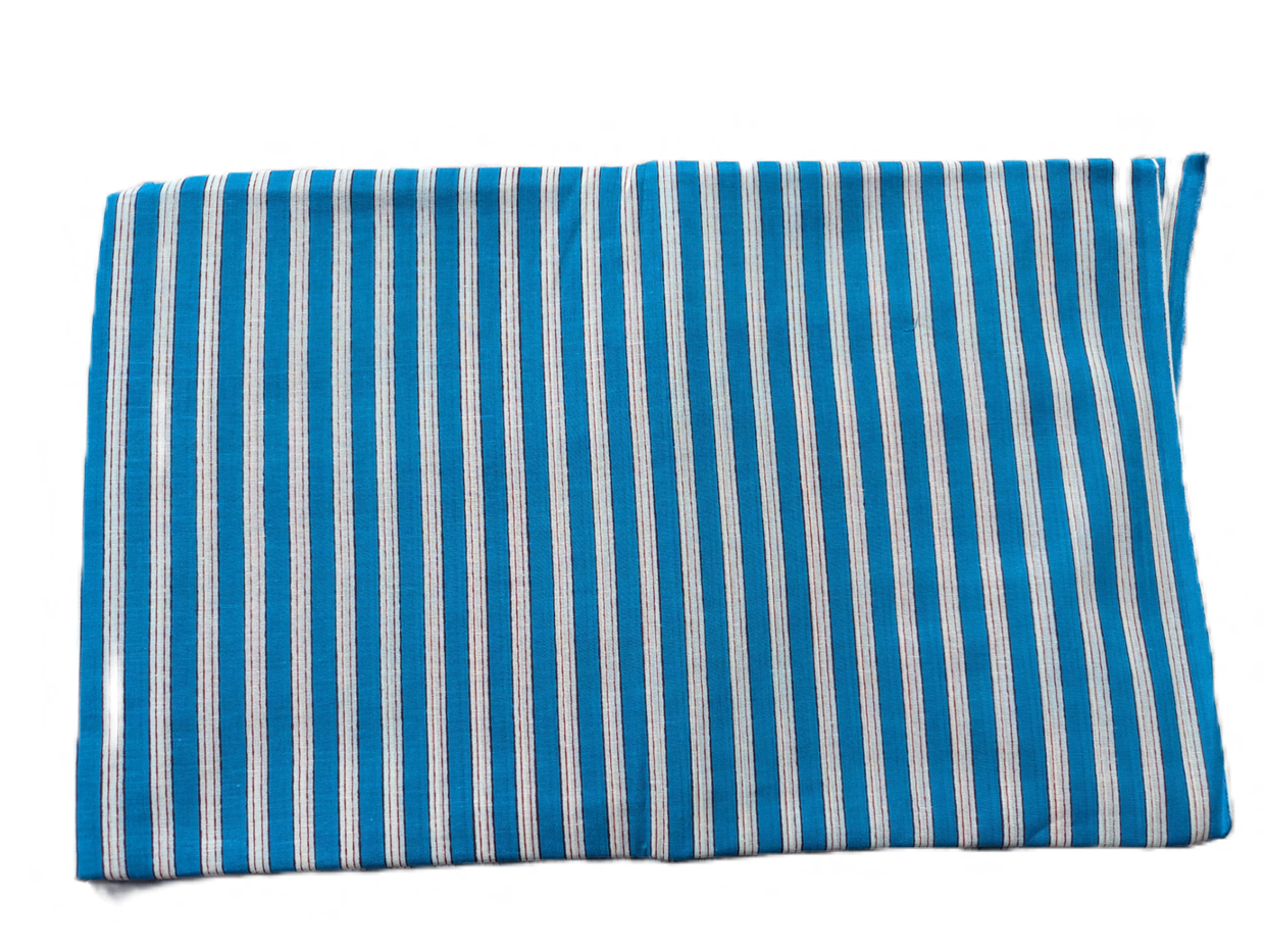 Blue & White Stripe Lining Cotton