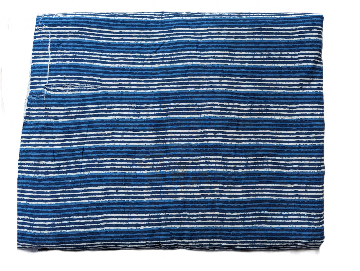 Indigo Blue & White Lining