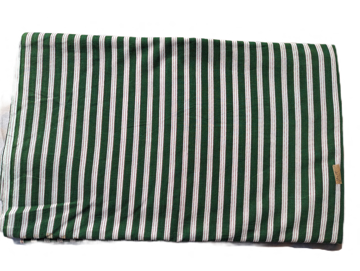 Navy With Red Stripe Lining Cotton