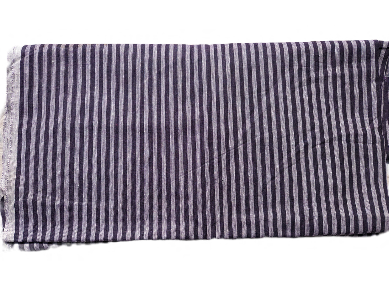 Violet Stripes Yarn Dyed Lining Cotton