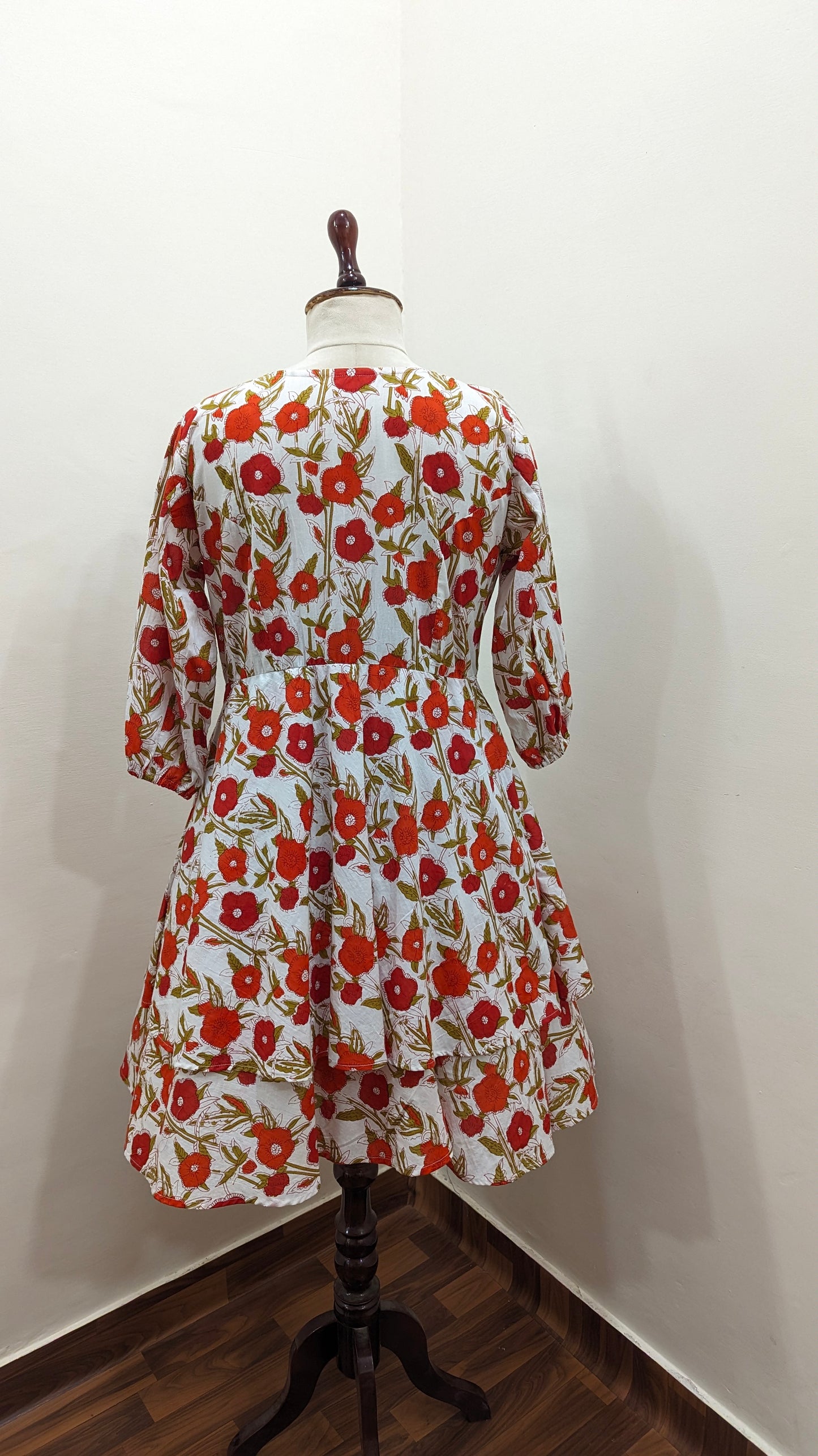 Sunset Floral Hem Dress