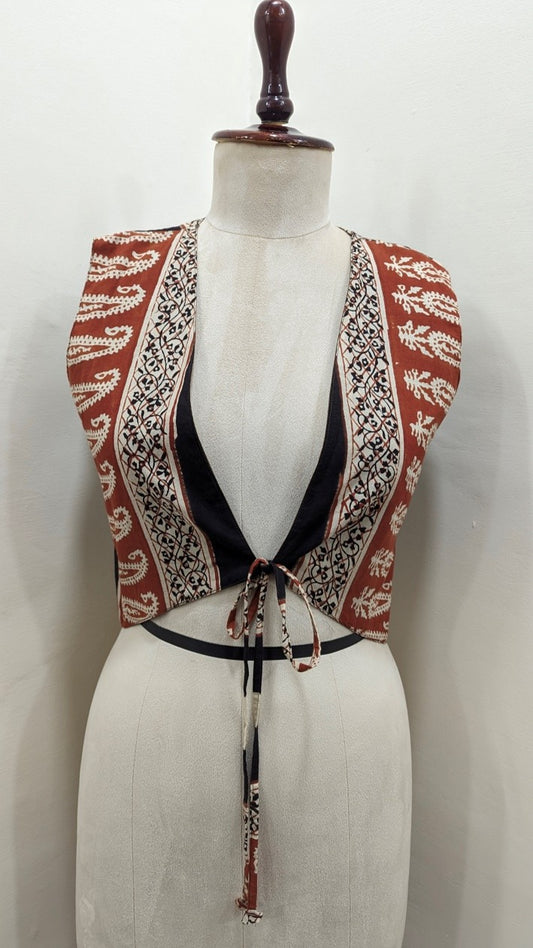 Rustline Tie-Front Top