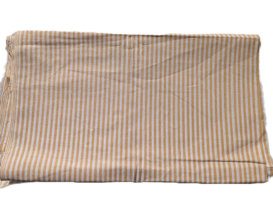 Mustard Stripes Yarn Dyed Lining Cotton