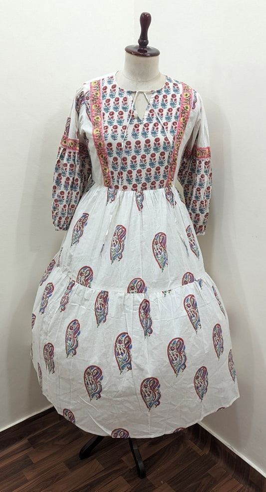 Gulistan Paisley Print Dress