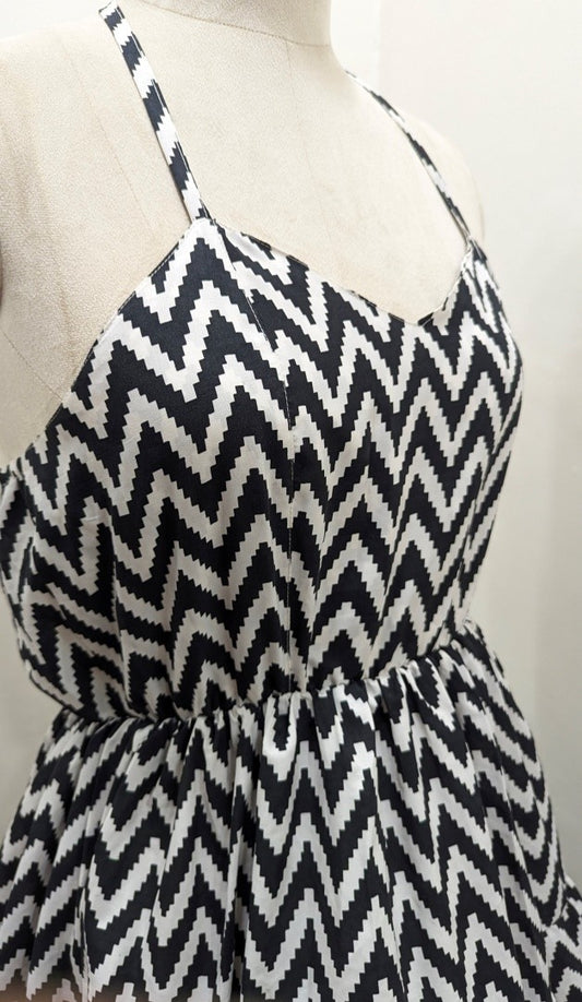 Monowave Halter Dress