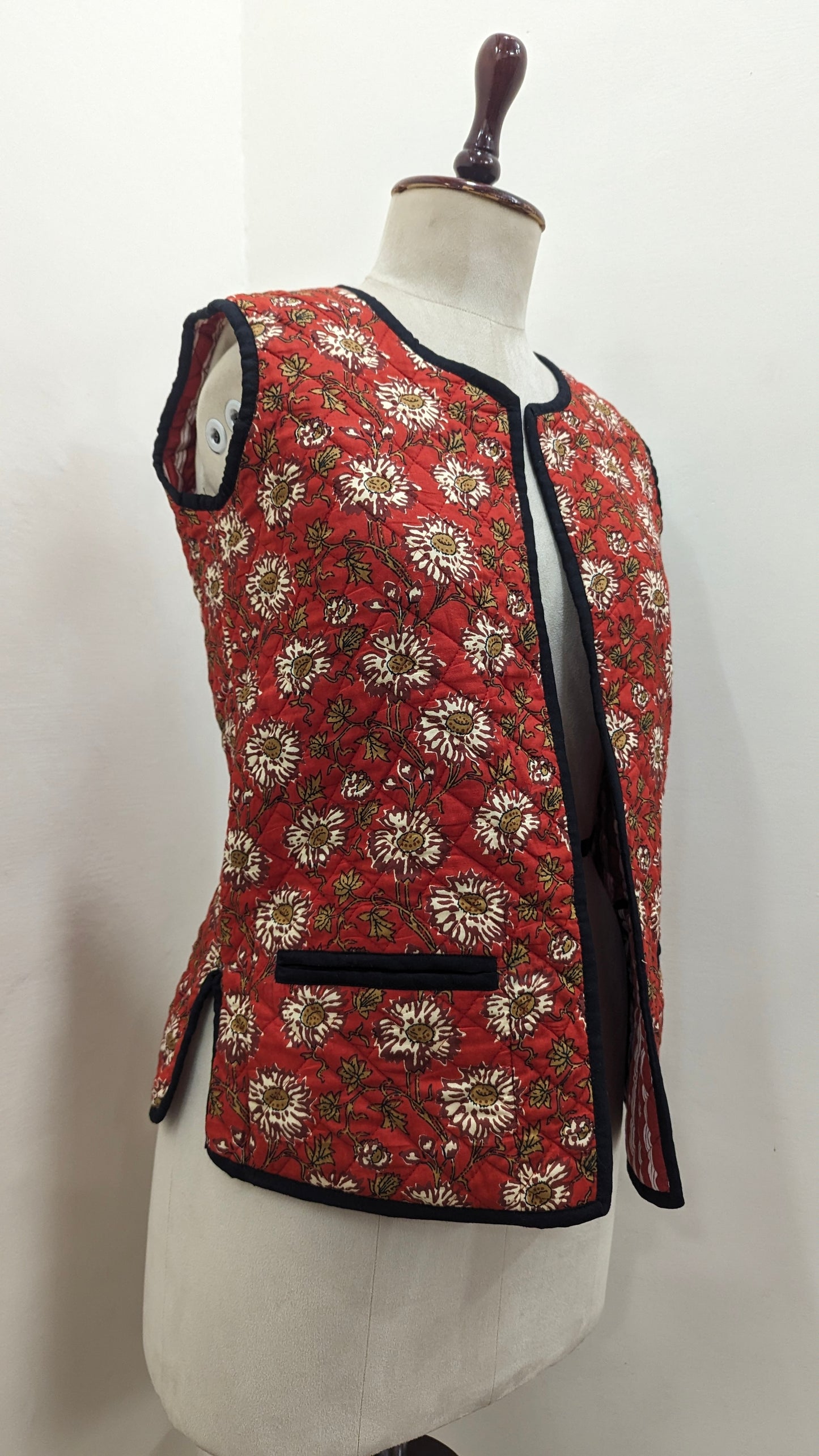 Reversible Style Winter Waistcoat