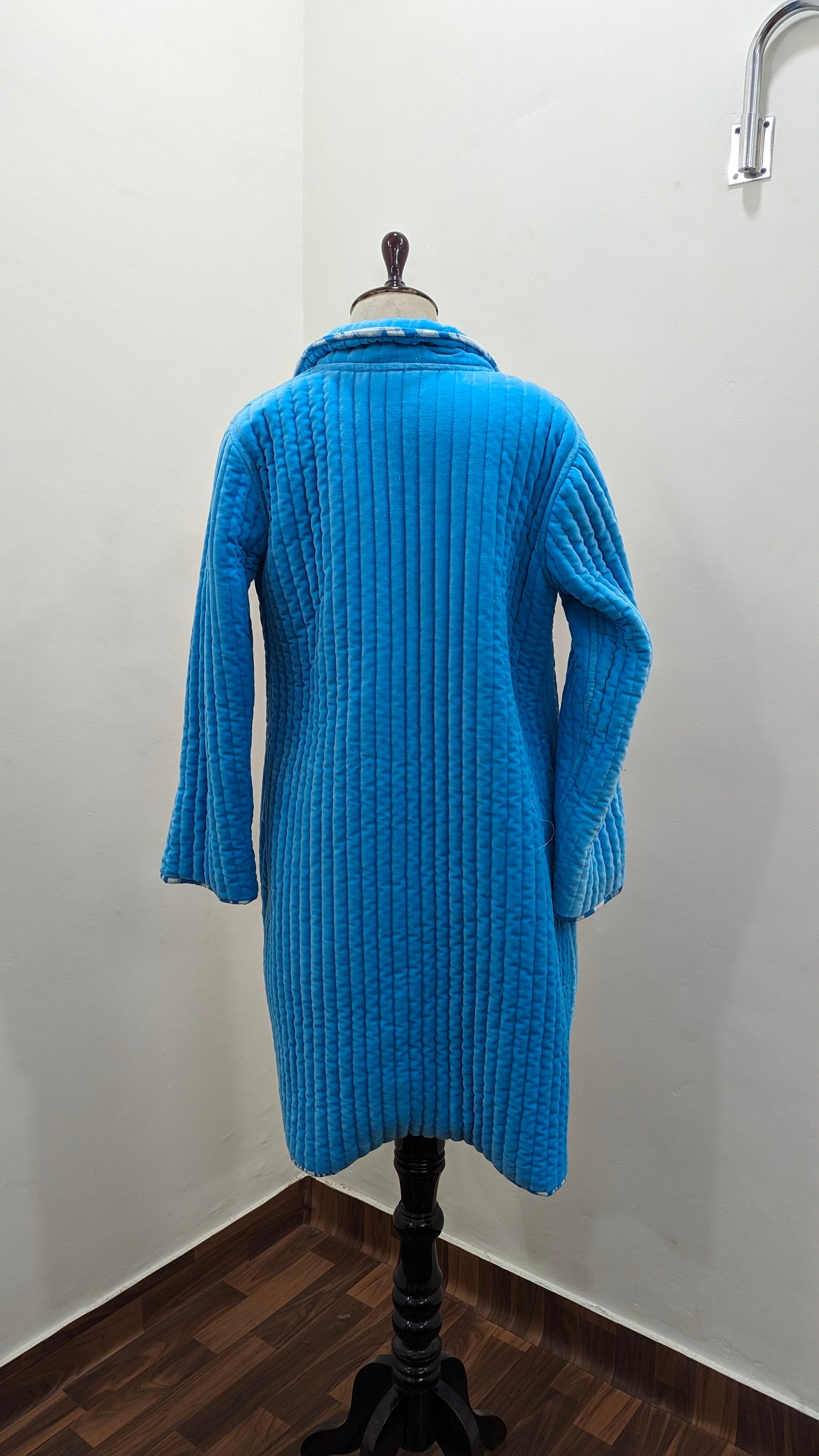 Quilted Ikat-Lined Winter Coat