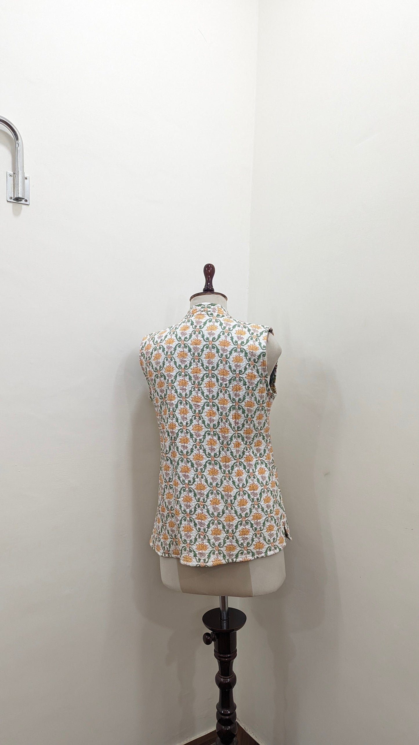 Reversible Cotton Quilted Ethnic Jacket