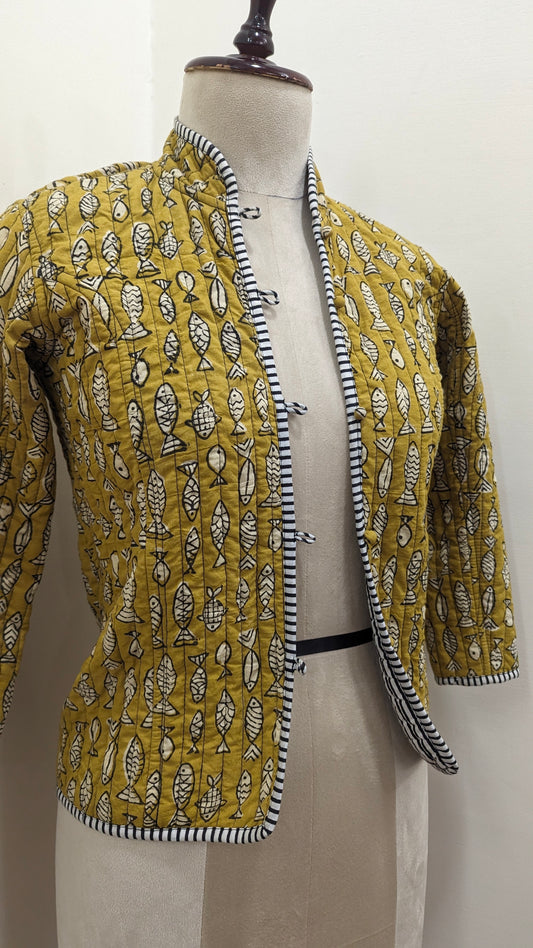 Urban Heritage Printed Quilted Jacket