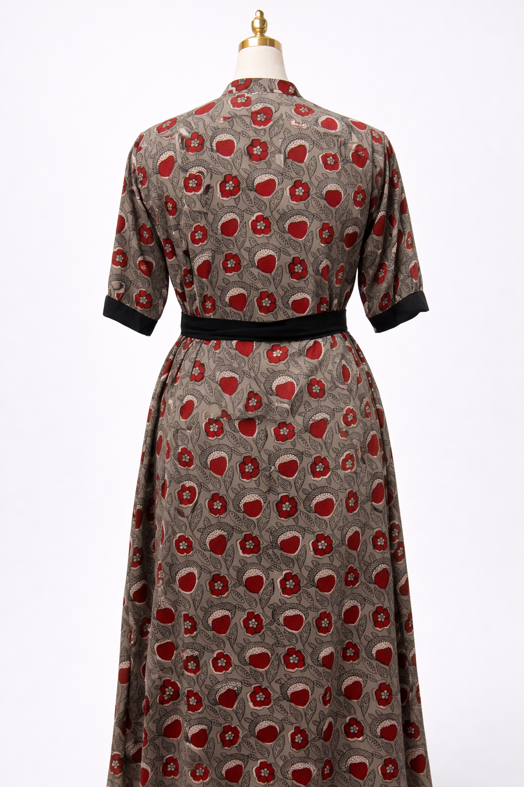 Floral Cotton Middi Dress